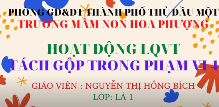 Tách gộp trong phạm vi 4